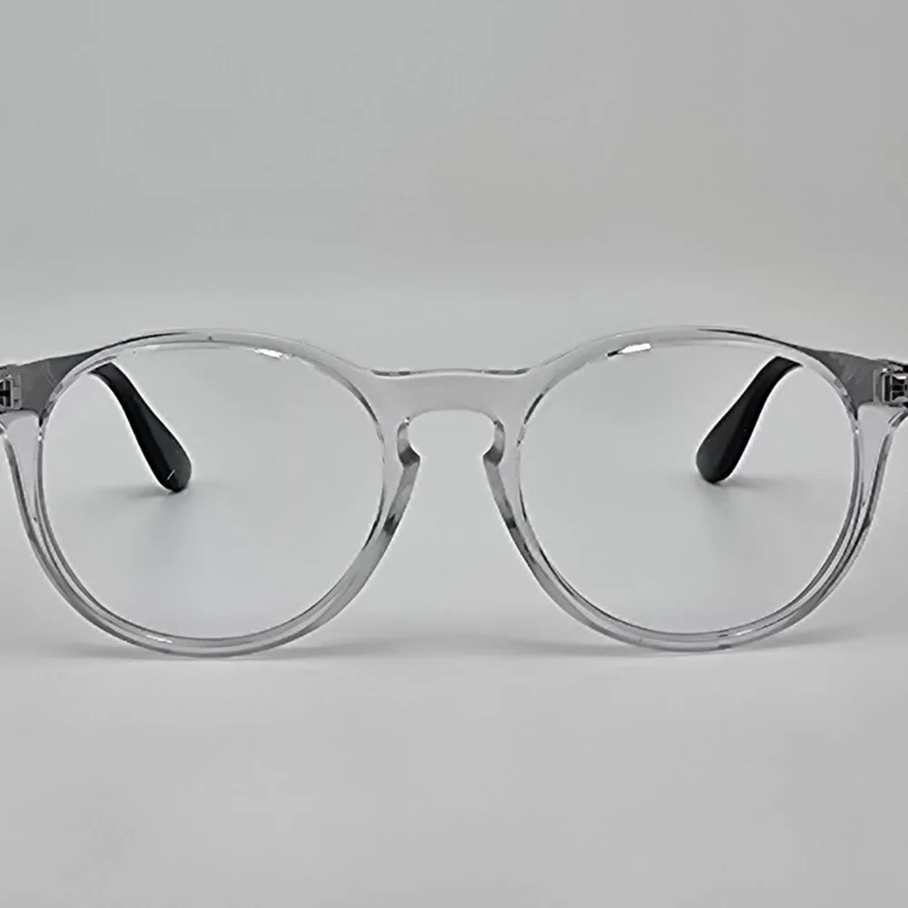 Ray-Ban RB1554 3541 Polished Transparent Black Kids Phantos Eyeglasses Frame